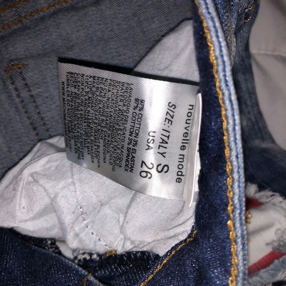 CLOSET CLOSING TONIGHT! USA FLAG DENIM SHORTS - Picture 3 of 3